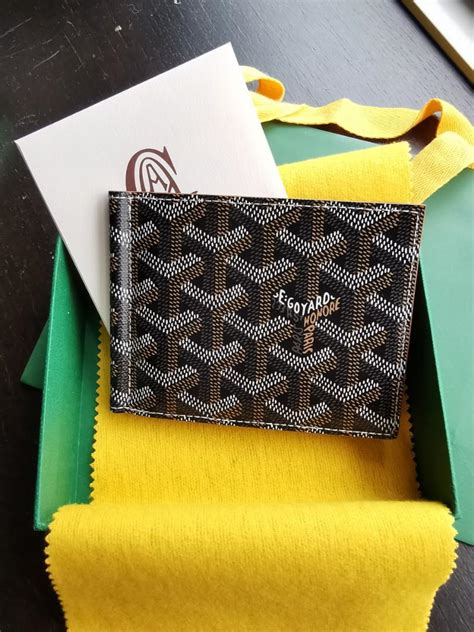 goyard plumet wallet pouch|goyard money clip wallet.